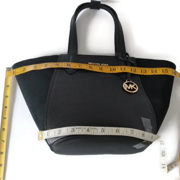 MICHAEL KORS PORTIA black leather Small Tote /NWT - Picture 4 of 8